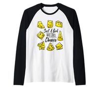 Solo una ragazza che ama il formaggio di formaggio per Maglia con Maniche Raglan
