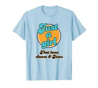 Solo Una Ragazza Che AMA Il Formaggio e Gesù Maglietta