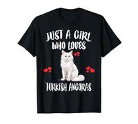 Solo Una Ragazza Che AMA Il Gatto Angora Turco Maglietta