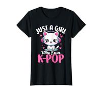 Solo Una Ragazza Che AMA Il KPOP Divertenti Amanti della Musica Pop Coreana Maglietta