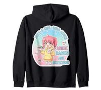 Solo Una Ragazza Che AMA Il Ramen Anime e l'artista di Schizzi Felpa con Cappuccio