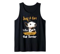 Solo Una Ragazza Che AMA Il Suo Bull Terrier Carino Bully Dog Lover Canotta