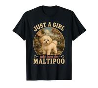 Solo Una Ragazza Che AMA Il Suo Cane Maltipoo Mamma Doodle Maglietta