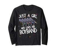 Solo una ragazza che ama il suo concerto divertente boyband Maglia a Manica
