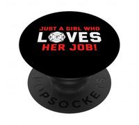 Solo una ragazza che ama il suo lavoro volontario nei vigili PopSockets PopGrip Adesivo