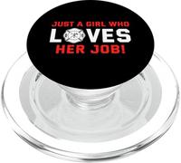 Solo una ragazza che ama il suo lavoro volontario nei vigili PopSockets PopGrip per MagSafe