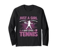 Solo Una Ragazza Che AMA Il Tennis Maglia a Manica
