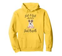 Solo una ragazza che ama Jack Russells Amante Ragazze Donne Felpa con Cappuccio
