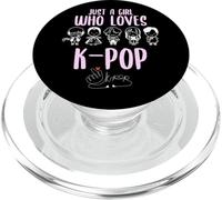 Solo una ragazza che ama K-Pop Merch Musica coreana Idoli Chibi PopSockets PopGrip per MagSafe