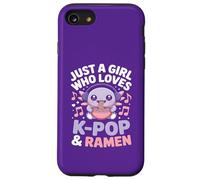 Solo una ragazza che ama K-Pop & Ramen Cute Axolotl Custodia per iPhone SE (2020) / 7/8