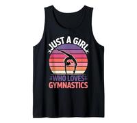Solo una ragazza che ama la ginnastica figlia Flip Girls Gymnast Canotta