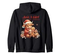 Solo Una Ragazza Che AMA la Gioia Natalizia Felpa con Cappuccio