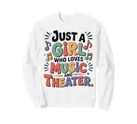 Solo Una Ragazza Che AMA la Musica e Le Arti dello Spettacolo teatrale Felpa