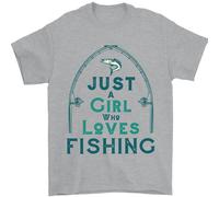Solo Una Ragazza Che Ama La Pesca Maglietta Uomo 100% Cotone