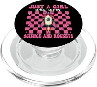 Solo una ragazza che ama la scienza e l'ingegnere aerospaziale dei razzi PopSockets PopGrip per MagSafe