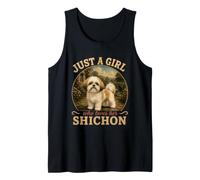 Solo Una Ragazza Che AMA la Sua Mamma Cane Shichon Zuchon Canotta