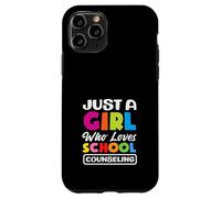 Solo una ragazza che ama la vita da consulente scolastico Custodia per iPhone 11 Pro