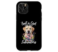 Solo una ragazza che ama labrador retrievers Yellow Cream Labs Custodia per iPhone 11 Pro