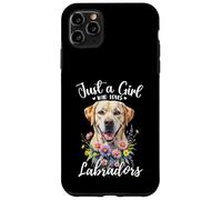 Solo una ragazza che ama labrador retrievers Yellow Cream Labs Custodia per iPhone 11 Pro Max