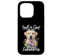 Solo una ragazza che ama labrador retrievers Yellow Cream Labs Custodia per iPhone 15 Pro
