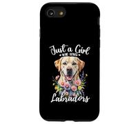 Solo una ragazza che ama labrador retrievers Yellow Cream Labs Custodia per iPhone SE (2020) / 7 / 8