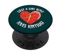 Solo una ragazza che ama l'arte della ceramica giapponese Kintsugi PopSockets PopGrip Adesivo