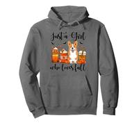 Solo Una Ragazza Che AMA l'autunno Corgi Dog Pumpkin Cozy Autumn Felpa con Cappuccio
