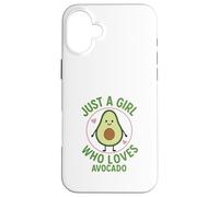 Solo una ragazza che ama l'avocado Funny Brunch Foodie Custodia per iPhone 16 Plus