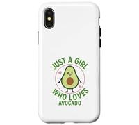 Solo una ragazza che ama l'avocado Funny Brunch Foodie Custodia per iPhone X/XS