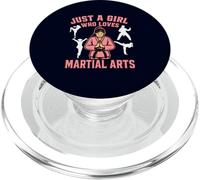Solo una ragazza che ama le arti marziali Karate Judo Taekwondo PopSockets PopGrip per MagSafe