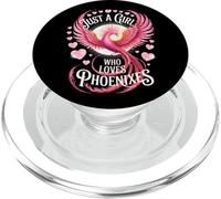 Solo una ragazza che ama le belle ragazze rosa Phoenix di Phoenixes PopSockets PopGrip per MagSafe