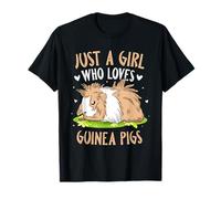 Solo una ragazza che ama le cavie, Carina amante degli animali domestici, Piggy Mom Maglietta