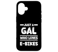 Solo una ragazza che ama le e-bike Custodia per iPhone 16