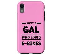 Solo una ragazza che ama le e-bike Custodia per iPhone XR