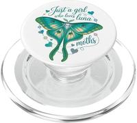 Solo una ragazza che ama le falene lunari PopSockets PopGrip per MagSafe