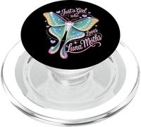 Solo una ragazza che ama le falene lunari PopSockets PopGrip per MagSafe