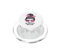 Solo una ragazza che ama le ragazze del wrestling che mangiano il sonno wrestle PopSockets PopGrip per MagSafe
