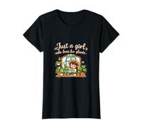 Solo Una Ragazza Che AMA Le Sue Piante Cottagecore Art Maglietta