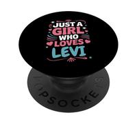 Solo una ragazza che ama Levi Carino Levi Fan o Partner Levi PopSockets PopGrip Adesivo