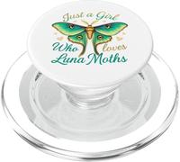 Solo una ragazza che ama Luna Moths Mint Pastel Moth Lover PopSockets PopGrip per MagSafe