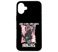 Solo una ragazza che ama Ninjas Cool Ninja ragazza Ninja amante Custodia per iPhone 16 Plus