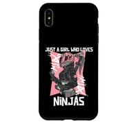 Solo una ragazza che ama Ninjas Cool Ninja ragazza Ninja amante Custodia per iPhone XS Max