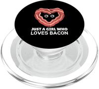 Solo una ragazza che ama pancetta divertente amante del cibo PopSockets PopGrip per MagSafe