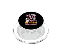 Solo una ragazza che ama ramen e K Pop PopSockets PopGrip per MagSafe