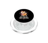 Solo una ragazza che ama Shiba Inus - mamma cane giapponese PopSockets PopGrip per MagSafe
