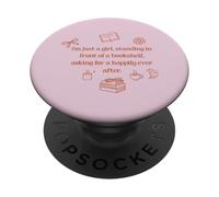 Solo una ragazza che chiede un lettore romantico per sempre felici e contenti PopSockets PopGrip Adesivo