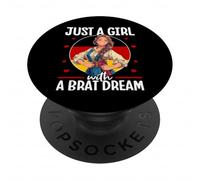 Solo una ragazza con un sogno monello divertente umorismo donna tedesca PopSockets PopGrip Adesivo