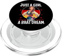 Solo una ragazza con un sogno monello divertente umorismo donna tedesca PopSockets PopGrip per MagSafe