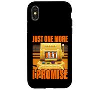 Solo una scommessa in più prometto Lucky Slot Machine Gioco d'azzardo Custodia per iPhone X/XS