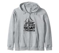 Solo Un'Altra Barca Lo prometto Sailboat Sailing Captain Sailor Felpa con Cappuccio